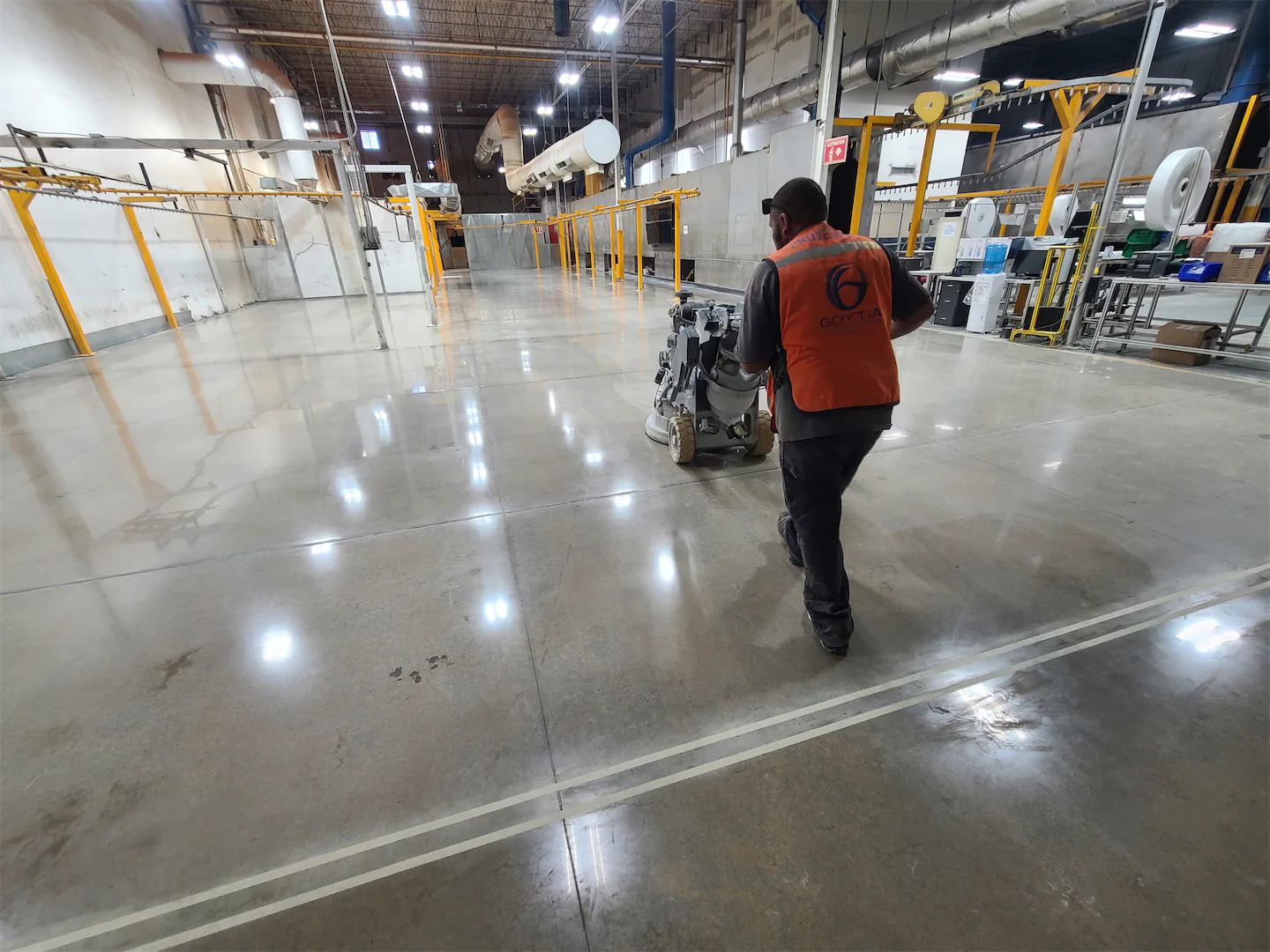 polished concrete floors